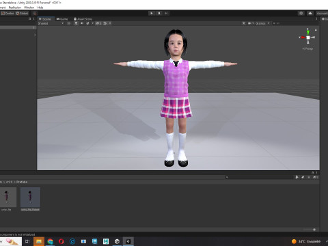 Yuna-Realistic Korean girl Modello 3D