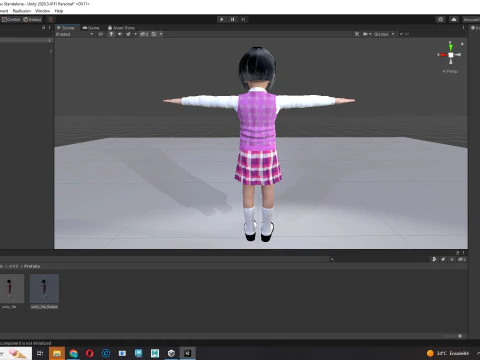 Yuna-Realistic Korean girl 3D Model
