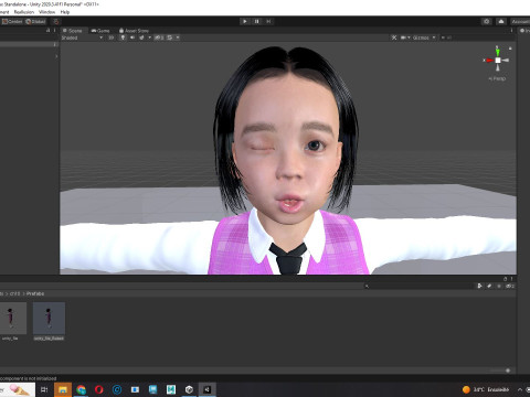 Yuna-Realistic Korean girl Modello 3D