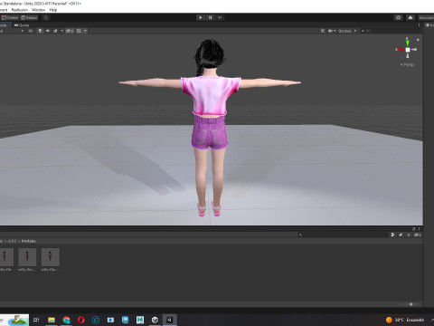 Merry-realistic sweet girl Modèle 3D