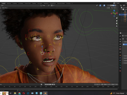 Sipho - Realistic African child 3D Model