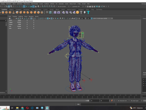 Sipho - Realistic African child 3D Model