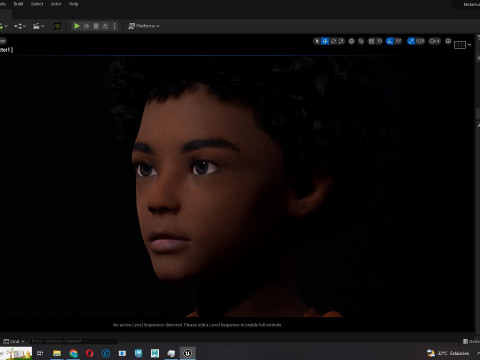 Sipho - Realistic African child 3D Model