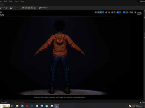 Sipho - Realistic African child 3D Model