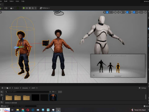 Sipho - Realistic African child 3D Model