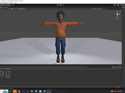 Sipho - Realistic African child 3D Model