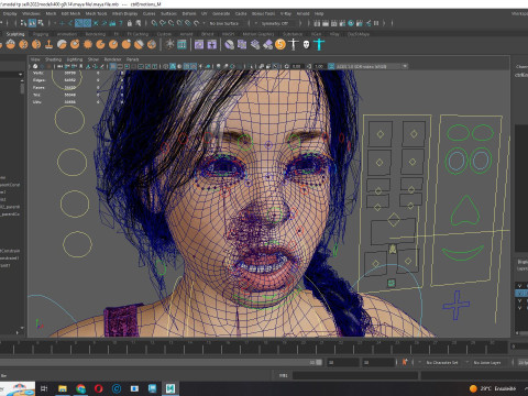 Lalita-Realistic asian girl 3D Model