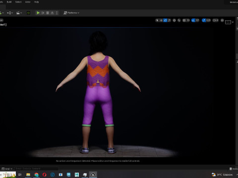 Lalita-Realistic asian girl 3D Model
