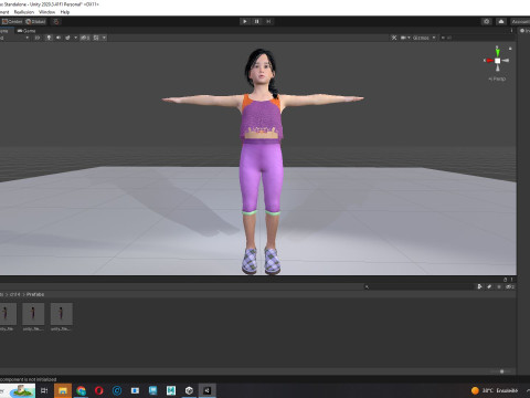Lalita-Realistic asian girl 3D Model