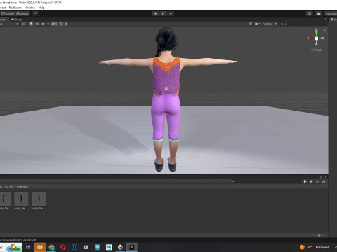 Lalita-Realistic asian girl 3D Model