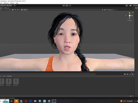 Lalita-Realistic asian girl 3D Model