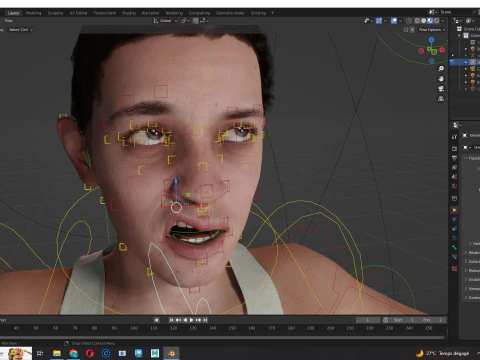 Mostafa-Realistic Arabic boy 3D Model