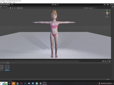 Sonya-Realistic Girl in swiming dress Sweet girl 3D Model