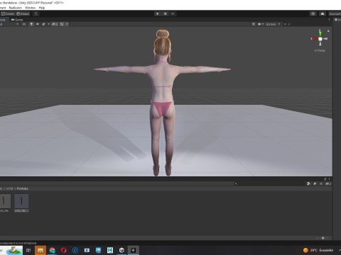 Sonya-Realistic Girl in swiming dress Sweet girl 3D Model