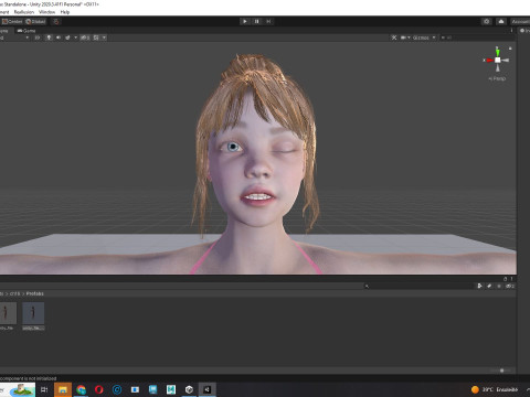 Sonya-Realistic Girl in swiming dress Sweet girl 3D Model