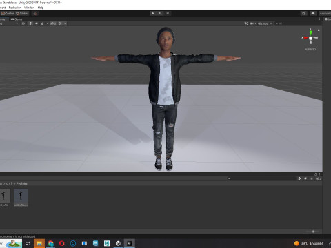 Zak-Realistic African American Boy 3D Model