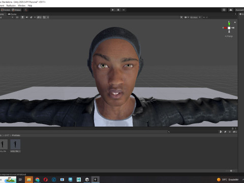 Zak-Realistic African American Boy 3D Model