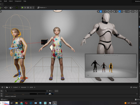 Angelie - Realistic Sweet Girl 3D 模型