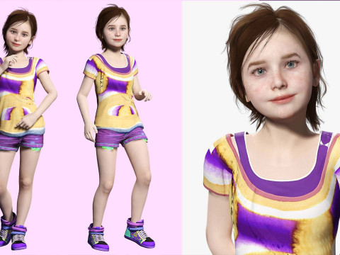 Sophia - little Sunshine 3D Model