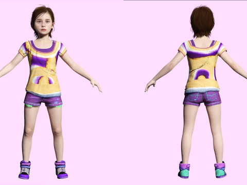 Sophia - little Sunshine 3D Model