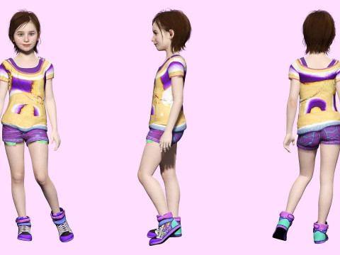 Sophia - little Sunshine 3D Model