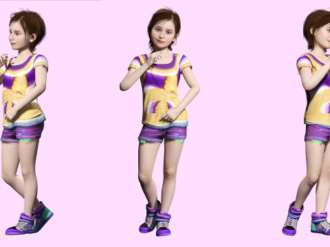 Sophia - little Sunshine 3D Model