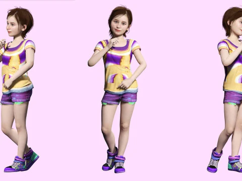 Sophia - little Sunshine 3D Model