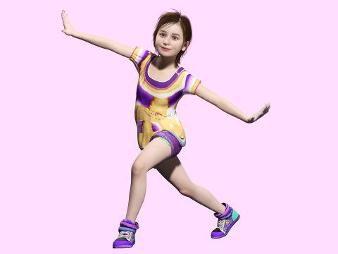 Sophia - little Sunshine 3D Model