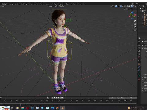 Sophia - little Sunshine 3D Model