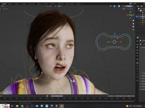 Sophia - little Sunshine 3D Model
