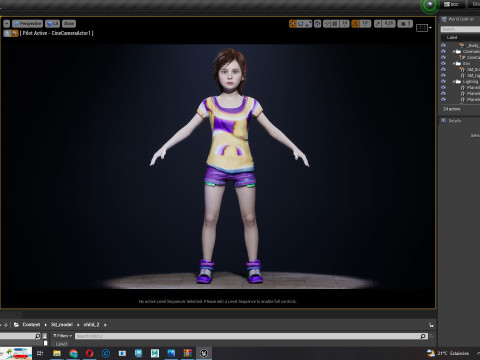 Sophia - little Sunshine 3D Model