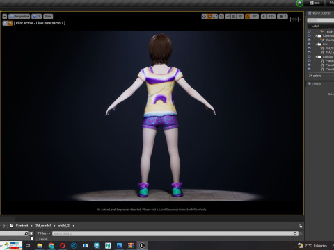 Sophia - little Sunshine 3D Model