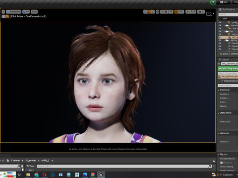 Sophia - little Sunshine 3D Model