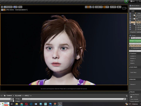 Sophia - little Sunshine 3D Model