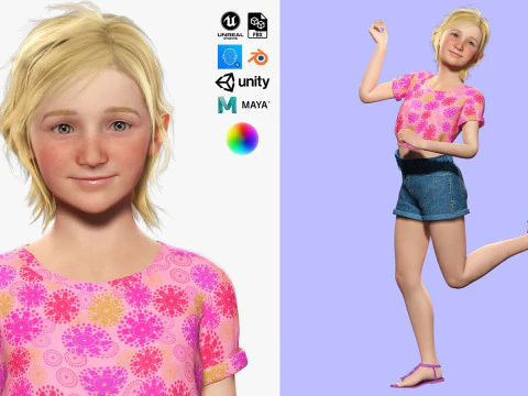 Емілі - чарівна мрія 3D Модель