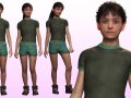 Amna -Realistic Girl Child 3D Модель