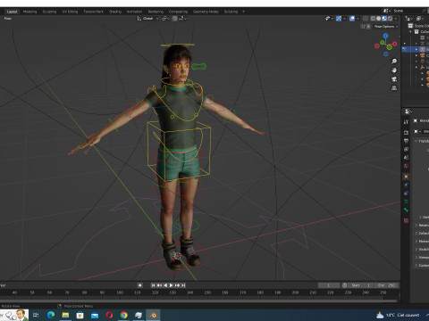 Amna -Realistic Girl Child 3D Model