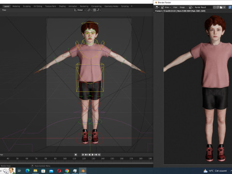 Ethan - Realistic Child With Freckles kid Modelo 3D