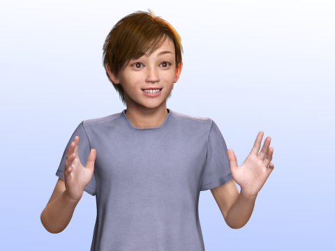 Mehal - Realistic Child Ready kids 3D 模型