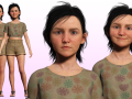 Charlotte - Realistic Survival girl Apocalypse kids 3D 模型