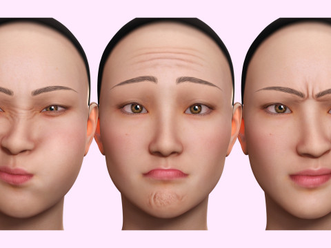 Noi - Pink Paradise Asian Beach Beauty 3D Модель