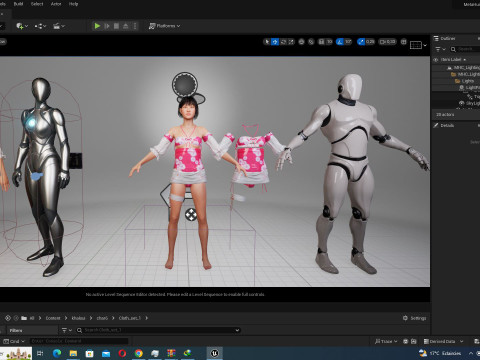 Noi - Pink Paradise Asian Beach Beauty 3D Модель
