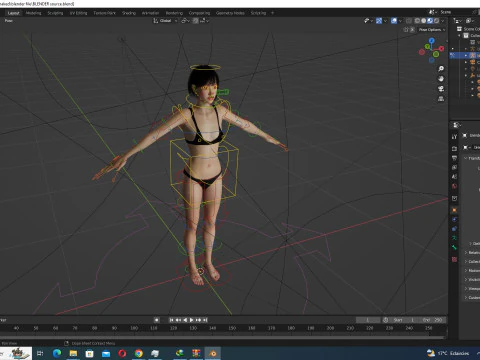 Noi - City Blooms Stylish Asian Fashion 3D Model