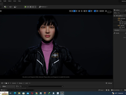 Noi - City Blooms Stylish Asian Fashion Modello 3D