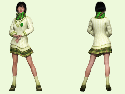 Noi - Asian Harmony Weaver 3Dモデル
