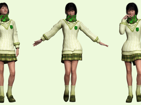 Noi - Asian Harmony Weaver 3Dモデル