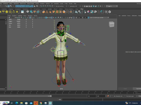 Noi - Asian Harmony Weaver 3D Model