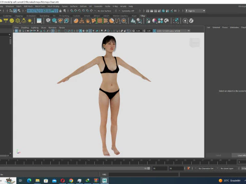 Noi - Asian Harmony Weaver 3D Model