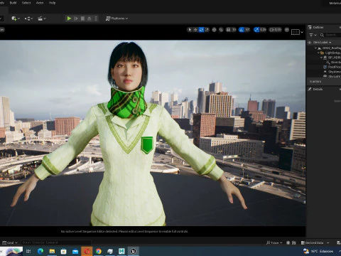 Noi - Asian Harmony Weaver 3D Model