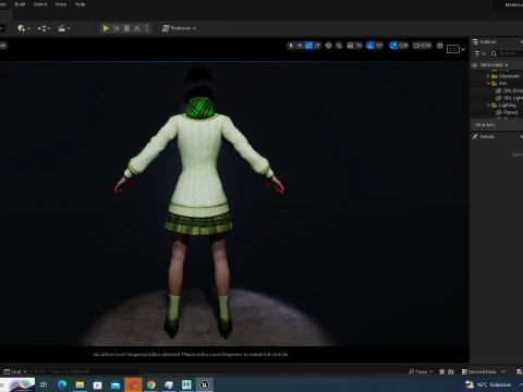 Noi - Asian Harmony Weaver 3D Model